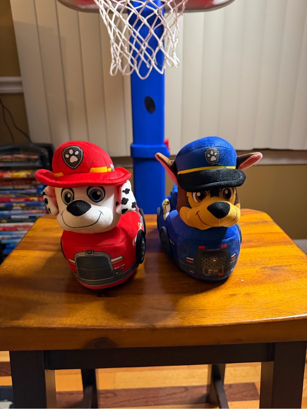 Paw Patrol Plush Vehicles - Red Marshall & Blue Chase